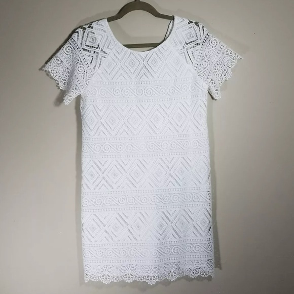 ‼️SOLD‼️ Madewell White Eyelet Lace Dress - Picture 2 of 8